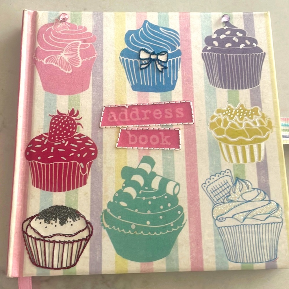 Paper and cloth address, book by paperchase